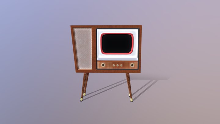 TV Set 3D Model