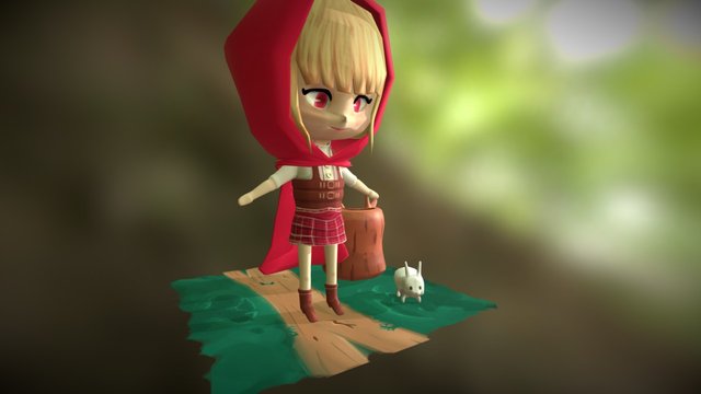 Red Riding Hood 3D Model