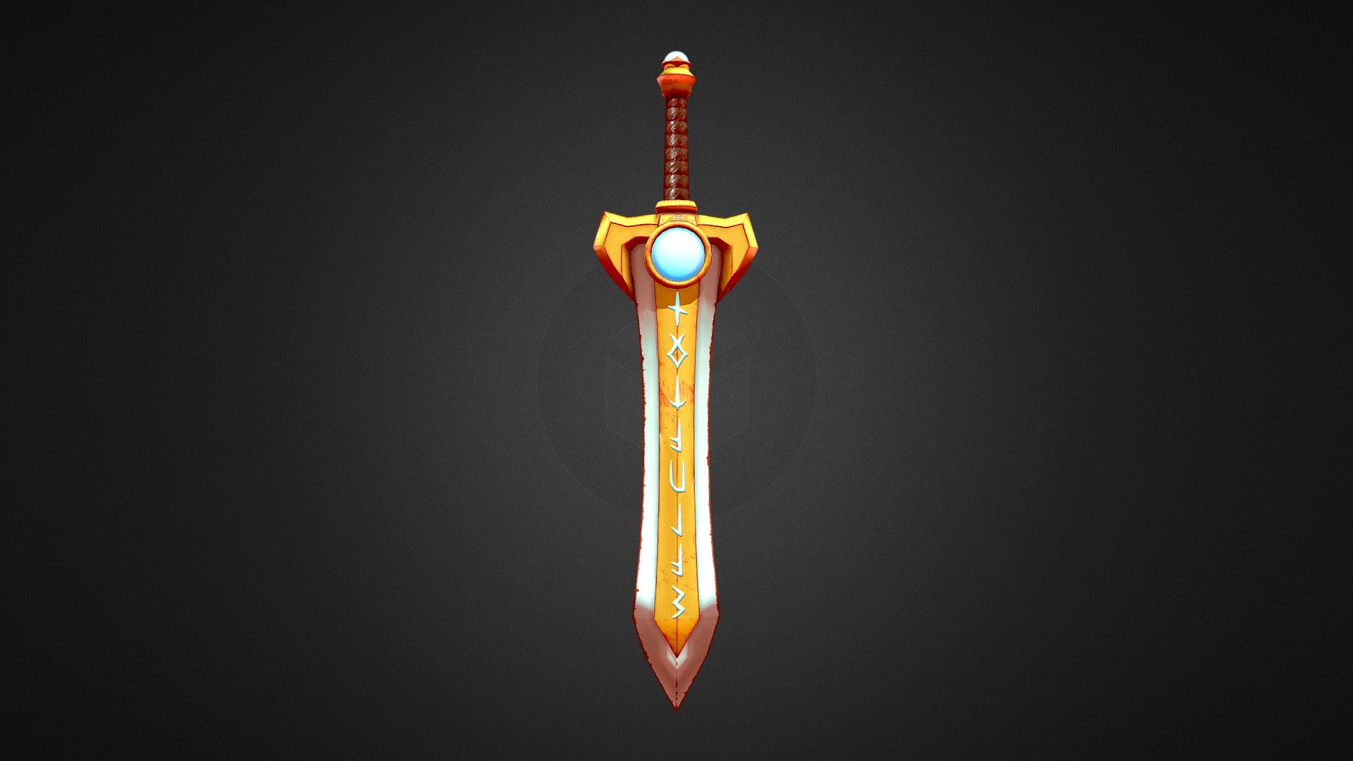 Runic Sword - Download Free 3D model by SDERI [e425b93] - Sketchfab