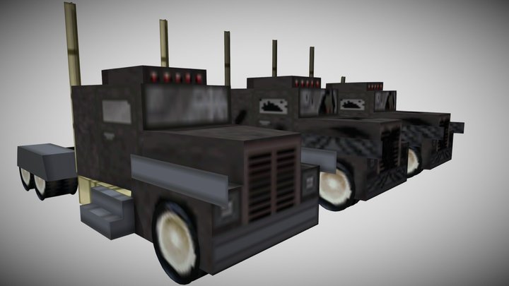 Twisted Metal 2 Darkside (Recreated) 3D Model