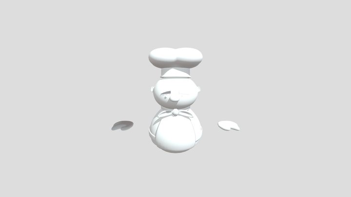 Mora Víctor Overcooked 3D Model