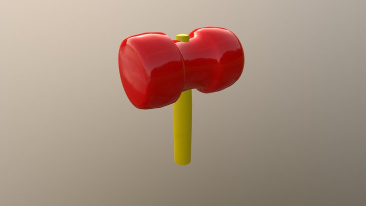 Toy Hammer 3D Model