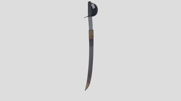 Кзбр 43 Шабля абордажна 3D Model