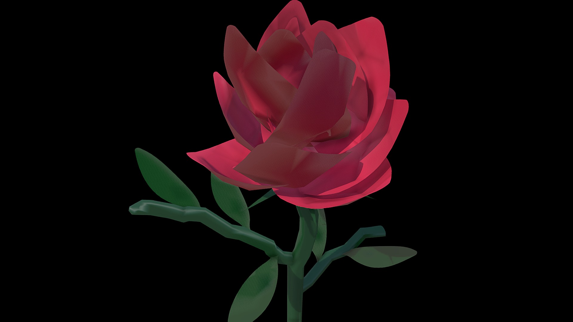 3D model RUŽA – BOGDANOVIĆ MAJA (ROSE) - This is a 3D model of the RUŽA - BOGDANOVIĆ MAJA (ROSE). The 3D model is about a close up of a flower.