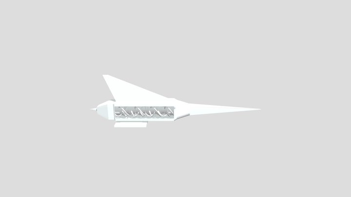 Electronic dart (no texture) 3D Model