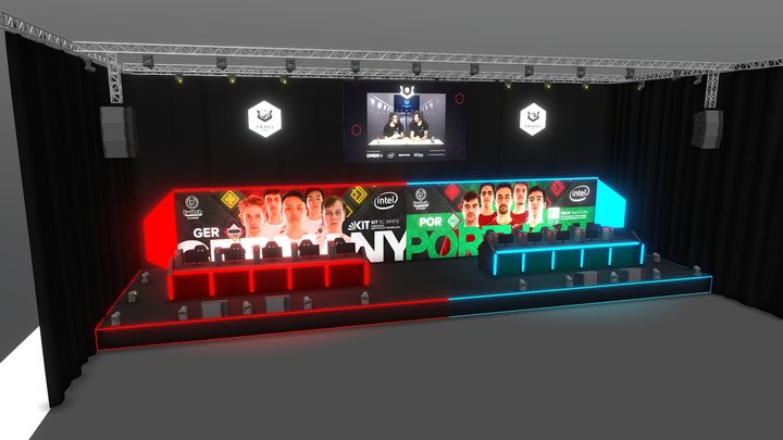 Alicante Estadio Esports V3 3D Model