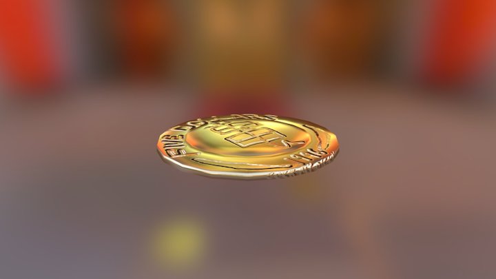 Won Ton Coin 3D Model