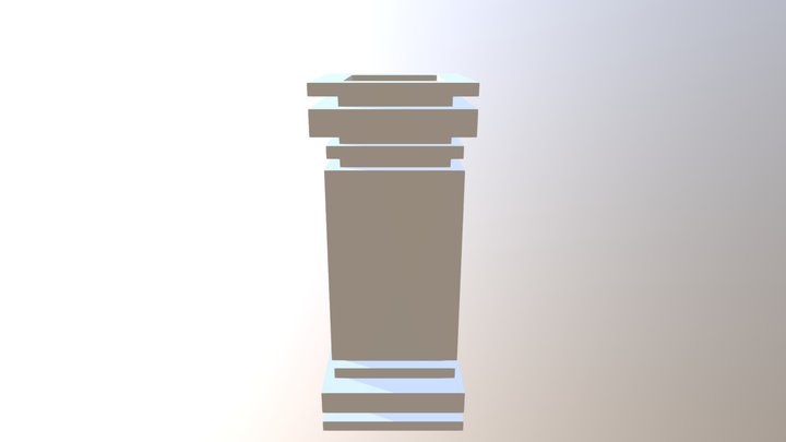 Pilastra Romana 3D Model