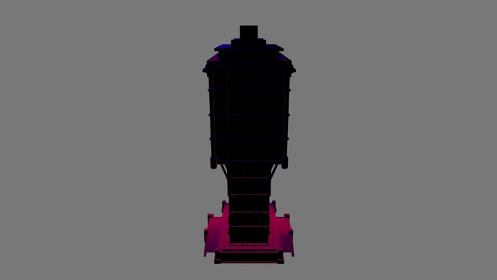 Torre Velasca - Minecraft Server MCedit (1) 3D Model