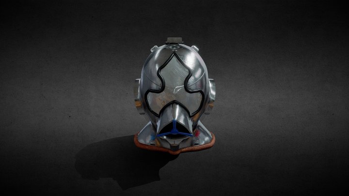 Sci-Fi Helmet (NEWER Version) 3D Model