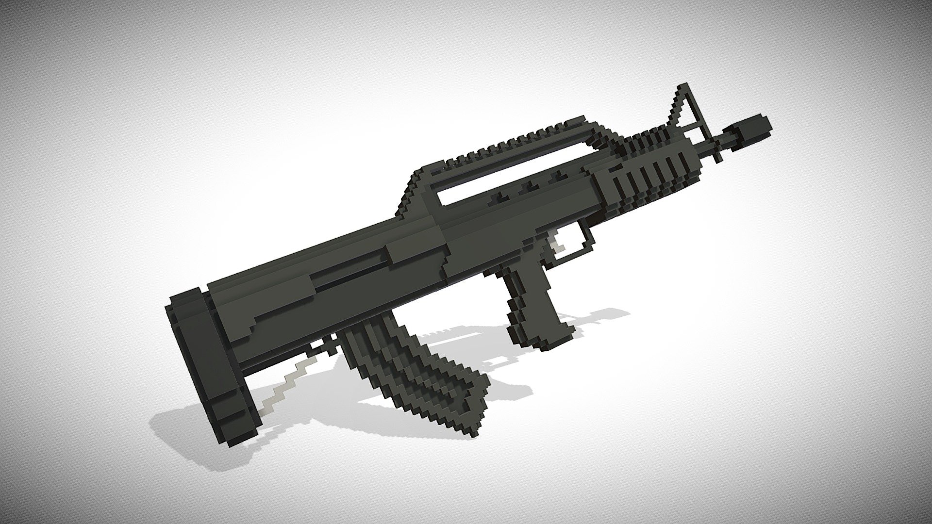 bullpup_rifle - 3D model by zachrywilsn | nullblox (@zachrywilsn ...