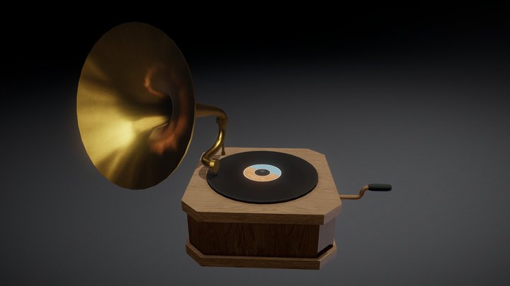 Gramophone 2.0 3D Model