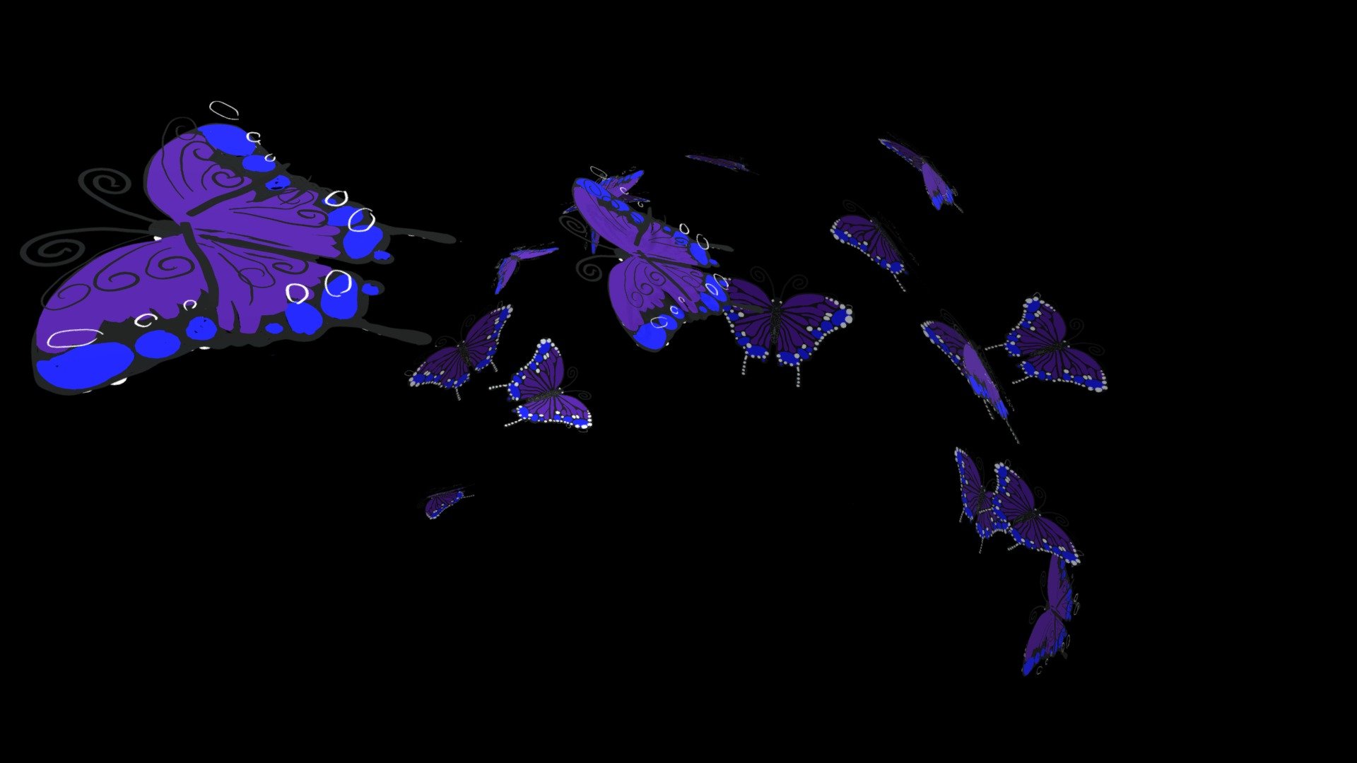 butterfliesPURPLE