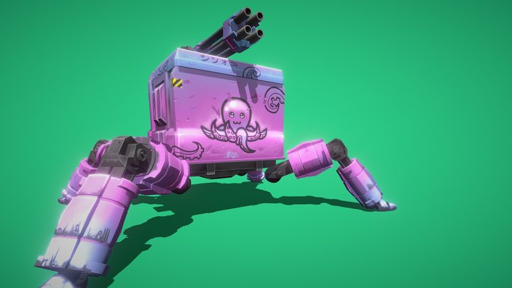 Shin-Octo-Bot 3D Model