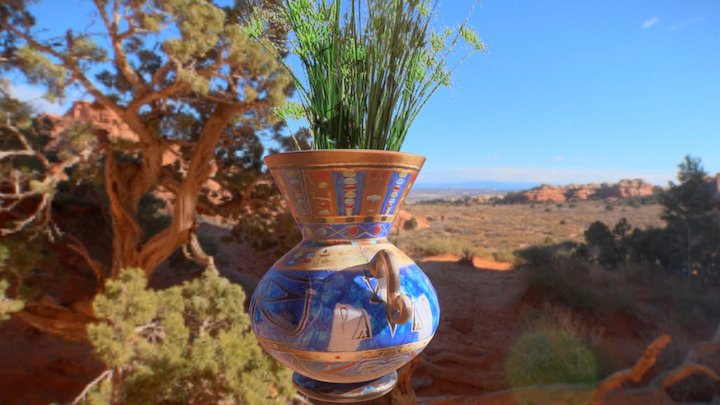 Egyptian Vase B 3D Model