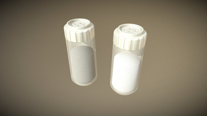 Salt & Pepper Shakers 3D Model