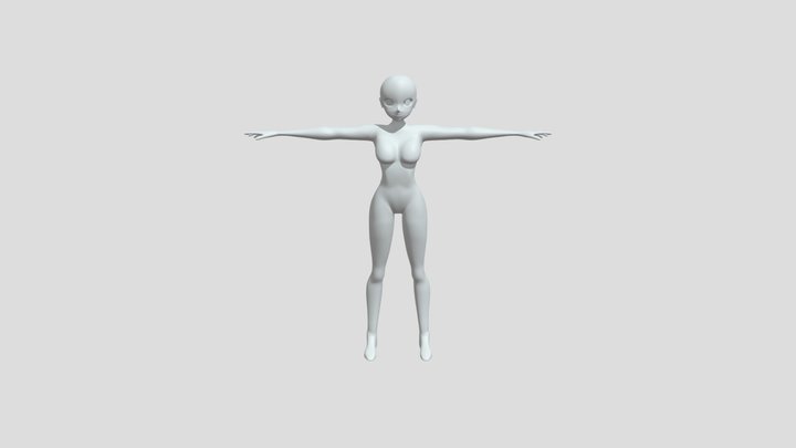 Base Character Model 3D Model