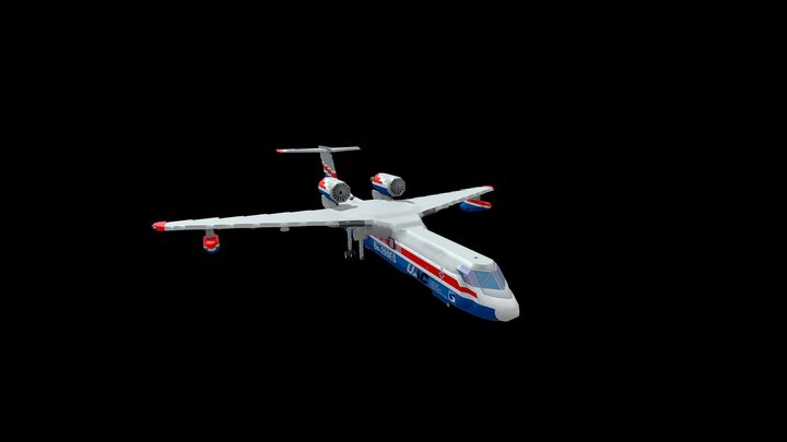 Aviation Takeoff Beriev Be-200 Altair multipurpose amphibious