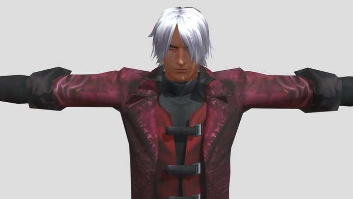 Dante_dmc1__cutscene_model 3D Model