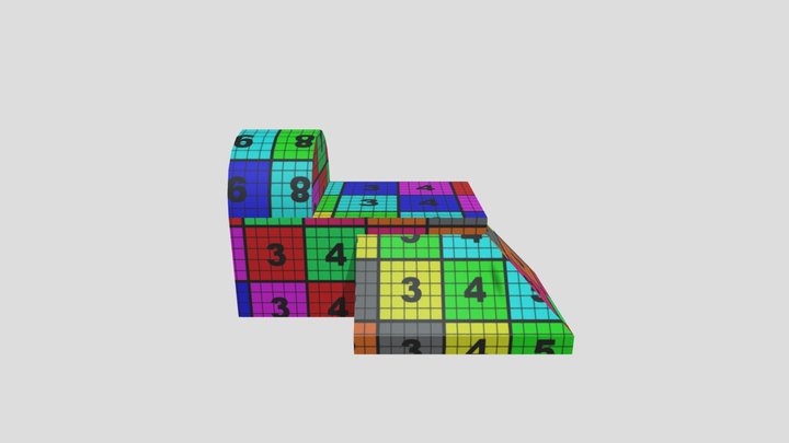 UV Map Model 3D Model