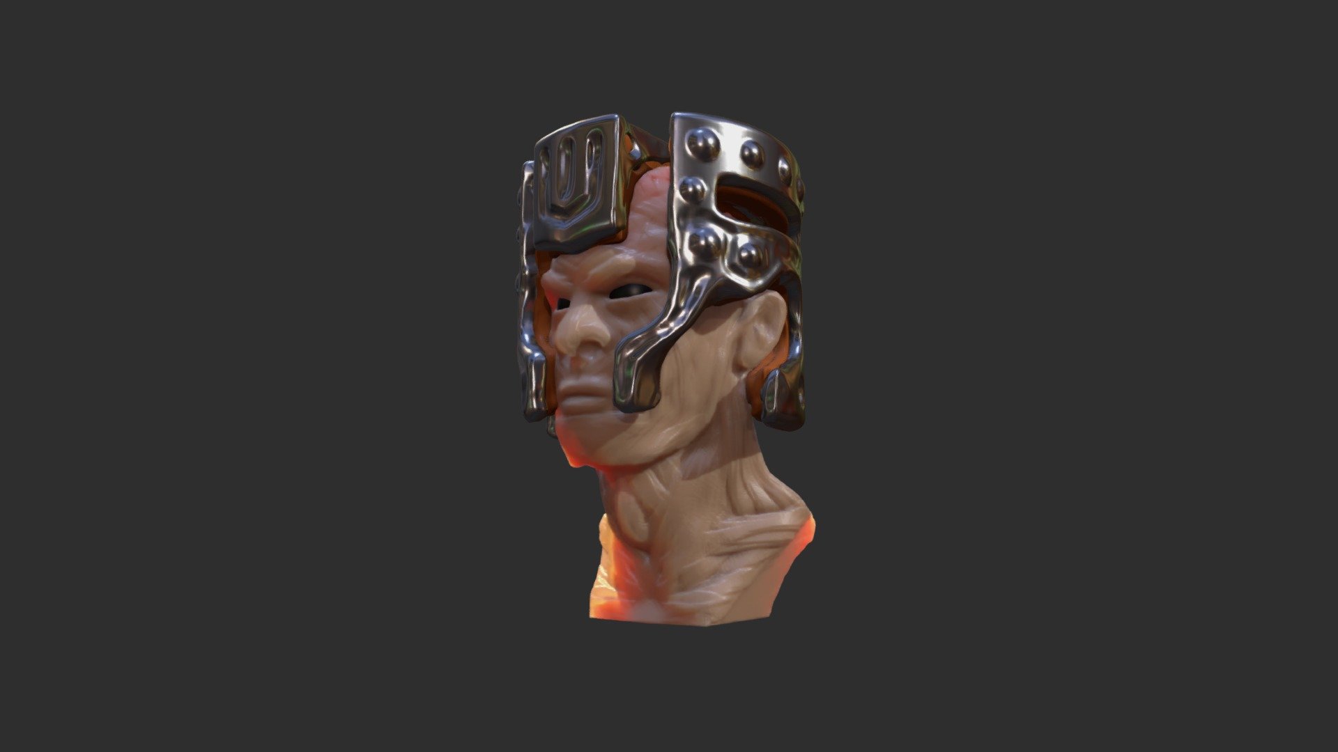 Daily Doodle Head With Helmet