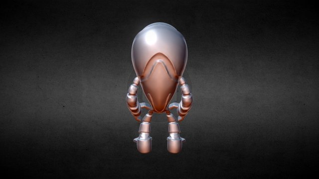 Dummy robot highpoly concept 3D Model
