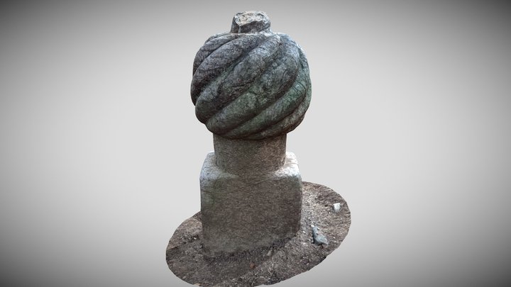 Old tombstone 3D Model