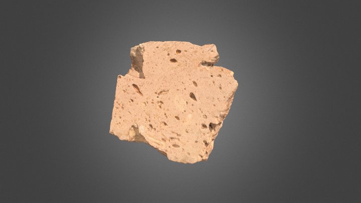 Rochechouart impact melt rock 3D Model