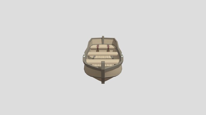 Sea of Thieves Rowboat 3D Model