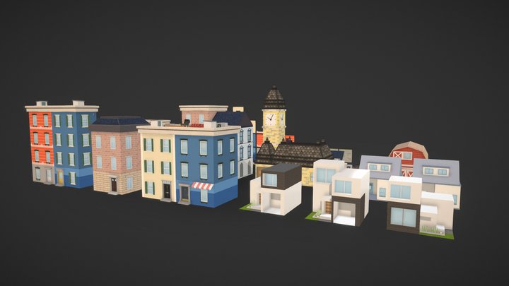 ISOLAND - Modular Buildings 3D Model
