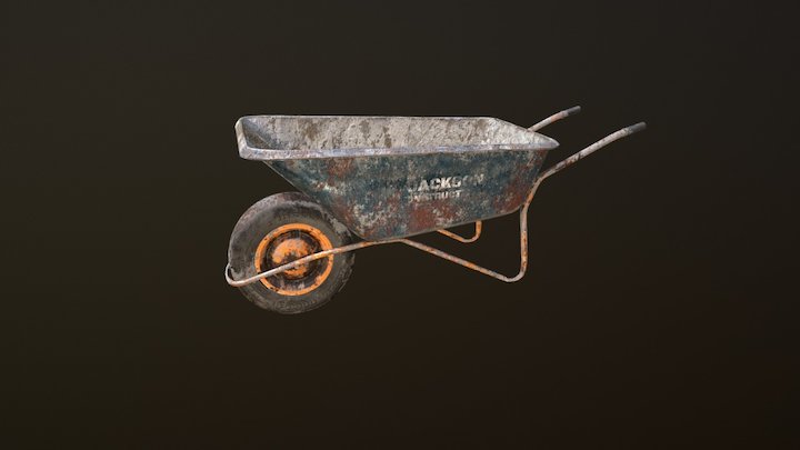 Wheelbarrow 3D Model