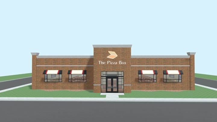 The Pizza Box restaurant – Modelo 3D gratuito STL