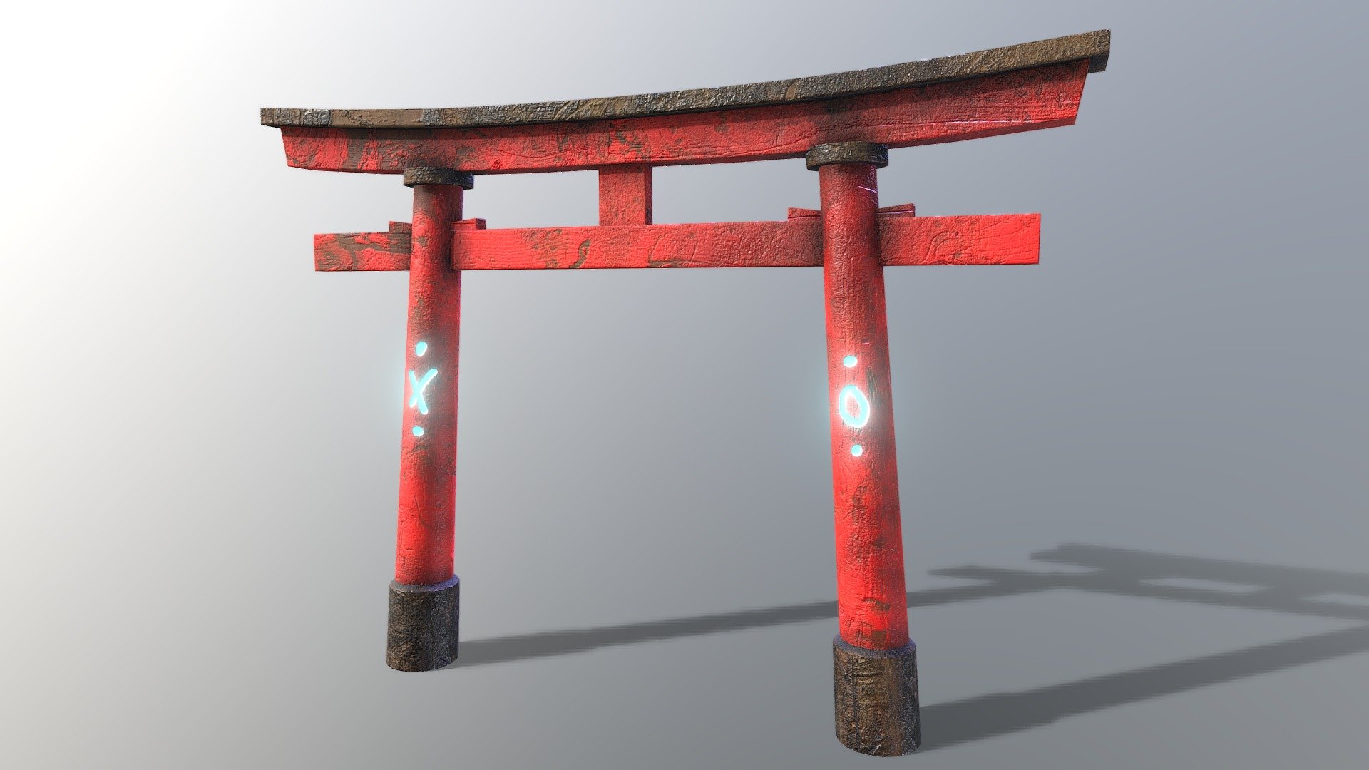 torii - 3D model by denisgetman [e43cbaa] - Sketchfab