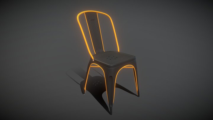 3D Chair 2 3D Model