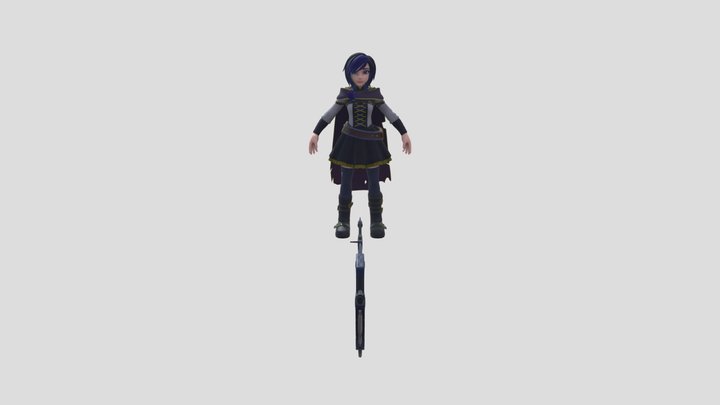 Ruby Rose 3D Model