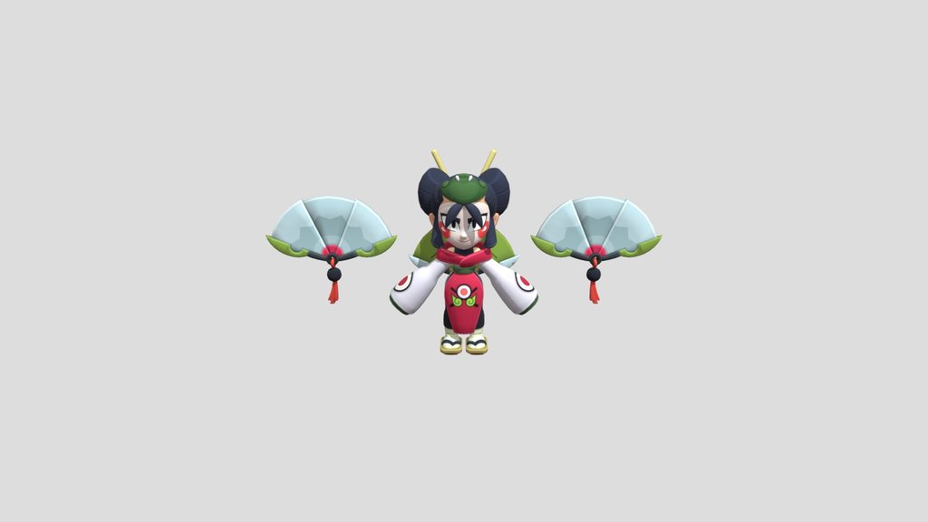 kaze_brawl_stars_3d_model