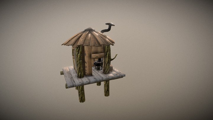 Hut 3D Model