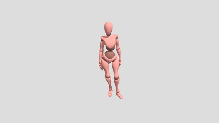 Angry 3D Model