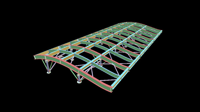 Навес входной группы 3D Model