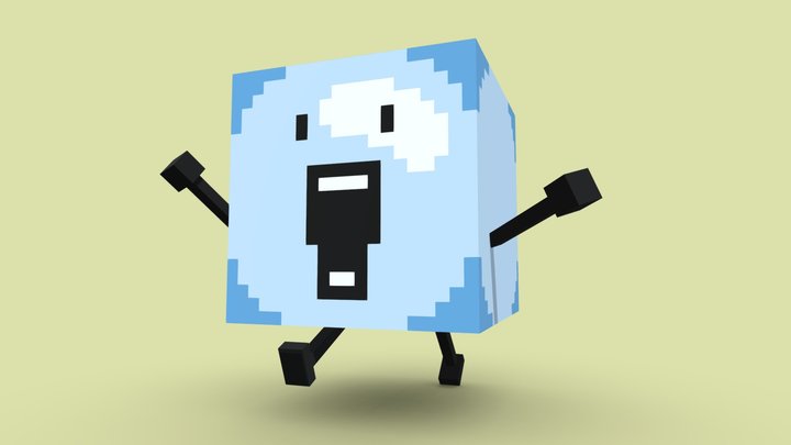 Bubble from BFDI 3D Model