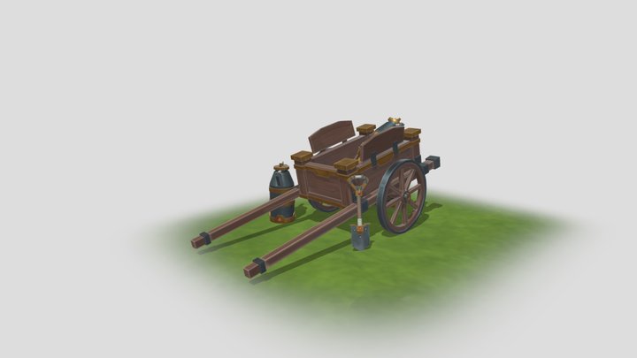 Student work - The dwarf's cart 3D Model