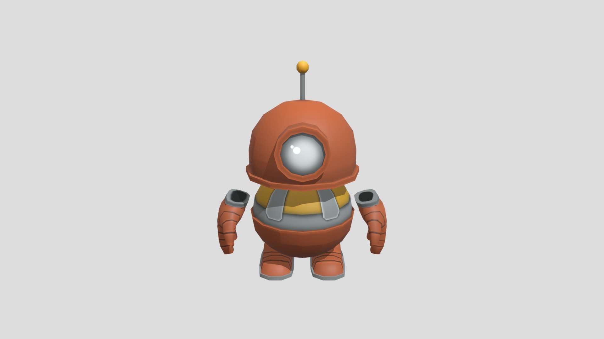 Robot Welder for my godot game Download Free 3D model by Captain