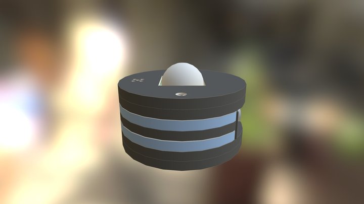 Sensor Box Round 3D Model