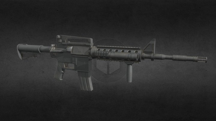 M4A1 3D Model