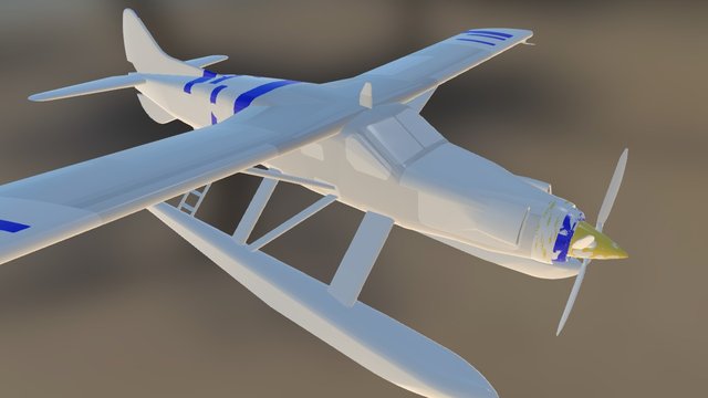 Seaplane 3D Model