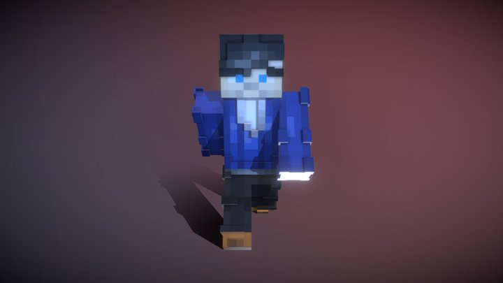 Minecraft skin example selling on fiverr 3D Model