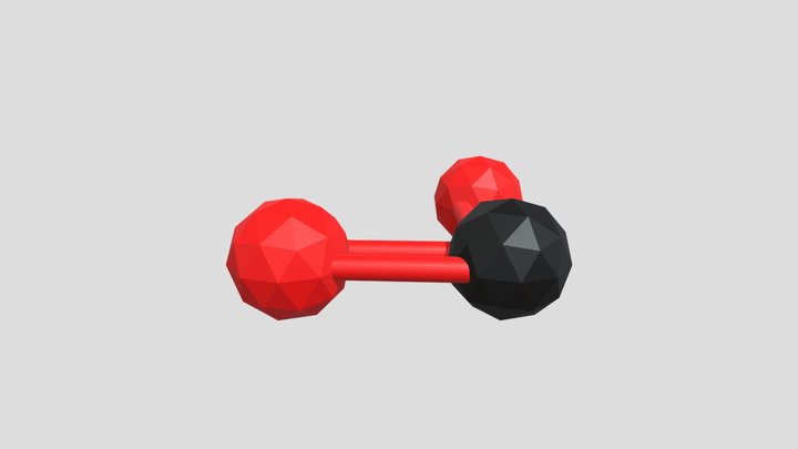 Carbon Molecule 3D Model