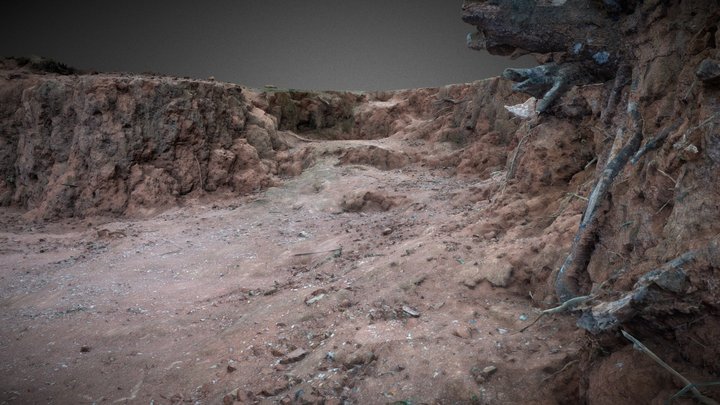 Rock Cliff - actually soil lol 3D Model