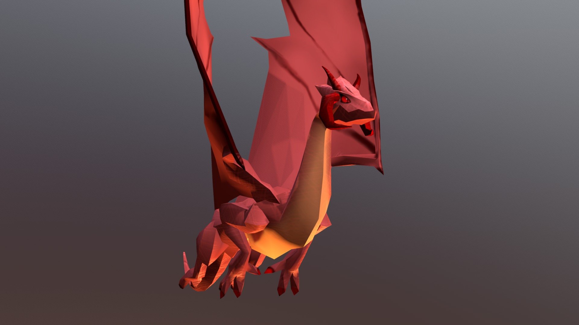 Dragon low poly