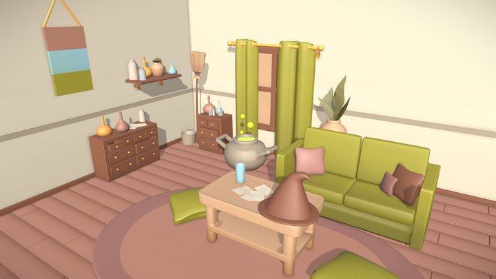 Avana's Room 3D Model